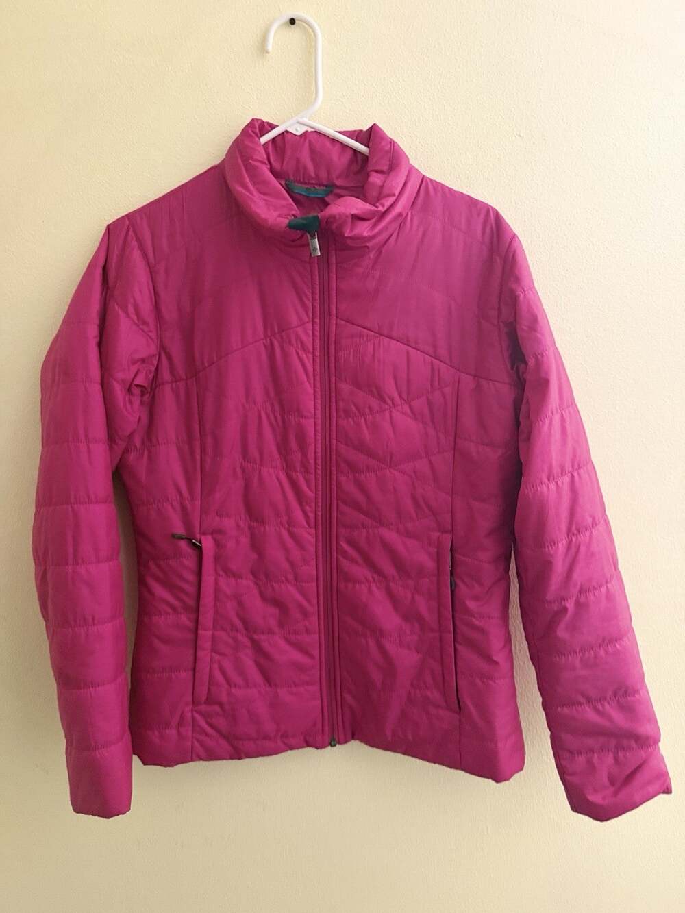 Columbia Women’s Hot Pink Full Zip Water Repellent Polyester Long Sleeve Jacket